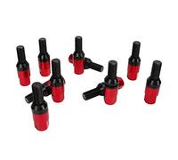 Keenso Keenso 20 Pernos de Orejeta de Rueda de Asiento Cónico M14x1,5, Material 35CrMo, Clase 12,9, Tamaño Hexagonal Inoxidable de 17 Mm, con Vástago de Rosca de 28 Mm, para Montaje Universal de