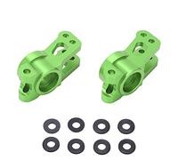 Keenso Keenso Asiento de Eje Trasero de Metal de 2 Piezas para Tenacidad LOSI Lasernut U4, Funcionamiento Estable, para Entusiastas de los Automóviles con Control Remoto (Green) (Green)