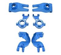 Keenso Keenso Copa de Eje Trasero de Metal RC, Buje de Nudillo de Dirección de Aluminio de Fuerte para Aleación de Aluminio de Nudillo de Onda de Choque RC (Blue) (Blue)