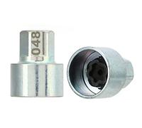 Keenso Keenso - Llave de bloqueo de rueda antirrobo Lugnut de repuesto para 1 3 5 6 7Series X1 X2 X3 X4 X5 X6 Z4 (048)