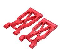 Keenso Keenso Piezas de Mejora del Brazo Oscilante Trasero del Coche RC de Metal para 104001 1/10 - Brazo de Suspensión Trasero Resistente para Aficionados a RC (Gold) (Rojo)