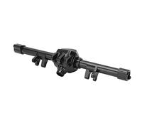 Keenso Keenso Reemplazo de Carcasa de Eje Trasero RC de Aleación de Aluminio de 280 Mm para Vehículo Axial 1/6 RC: Actualización Duradera para Entusiastas de Las Carreras (Rojo) (Black)