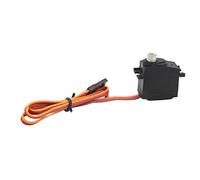 Keenso Keenso Servo de Metal Resistente Al Agua RC, Servo Estable de bajo Ruido para Coches RC, con Brazo Amortiguador 25T para Bicicletas de Escalada, Coches Summit 1/10 (1 Juego) (Color