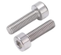 Keenso Keenso Tornillos de Cabeza Cónica Hexagonal de Acero Inoxidable para Bicicleta, Duraderos para Accesorios de Bicicleta de Montaña, Bricolaje, 6 uds. (4 piezas) (4 piezas) (2)