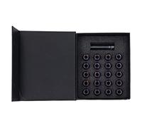 Keenso Keenso Tuercas de Rueda Cromadas, Rosca M12x1,5, 17 Mm, Hexagonal, 48 Mm de Longitud, Acero de Aleación 35CrMo, con Tratamiento de Cromo Galvanizado, para (multicolor) (multicolor)