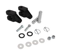 Keenso Kit de Adaptador de Barra de Remolque para de Orejetas Blue Ox de 7/8 Pulgadas, Capacidad de 15000 Libras con Recubrimiento en Polvo Negro para Adaptador de Parachoques