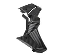 Keenso Kit de Alerón Delantero para Motocicleta, Deflector Aerodinámico de Carga Aerodinámica para MT09 2024 2025, con Fijación Rápida, No Requiere Perforación (Estilo de Fibra de Carbono)