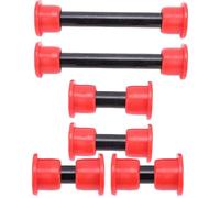 Keenso Kit de Bujes Delanteros 102956201 102287401 102288101 con Tornillos para Carrito de Precedent de 2004 en Adelante, Reemplazo de Bujes de Resorte Inferior y Brazo A (rojo)