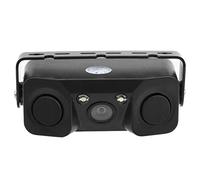 Keenso Kit de Cámara de Visión Trasera para Coche, Sensor de de Estacionamiento HD con Luz LED, Visión Nocturna y Alarma Sonora, para de Seguridad de Respaldo del Vehículo
