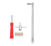 Keenso Kit de Eliminación de Sprover de la Válvula de Aleación de -Tire, Reparación Eficiente de Las Válvulas, Adecuado para los Entusiastas del Automóvil y la Bicicleta