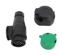 Keenso Kit de Enchufe para Remolque de Camión DC12V de 13 Pines, Material ABS, Transmisión de Señal Confiable, Fácil Instalación para Remolques y Vehículos Recreativos