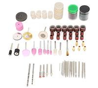 Keenso Kit de Herramientas Perforación de Pulido Eficiente para Mini Ejercicios Accesorios Eléctricos Clase Profesional para Jade Metal Madera 125 Piezas (Mini conjunto abrasivo)