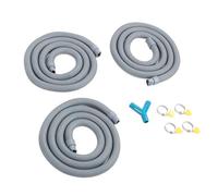 Keenso Kit de Instalación de Bomba de Sentina, Manguera de ABS PE EVA Resistente a Alta Presión 750GPH con Salida de 3 Vías para de Drenaje de Embarcaciones y Yates