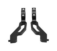 Keenso Kit de Montaje de Guardamanos de Aluminio Sentinel para Motos de Nieve, Soportes Ligeros de Repuesto Directo para Conductores de Motos de Nieve y ATV 600 800 850 (BLACK)