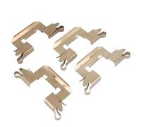 Keenso Kit de Montaje de Pastillas de Freno, Kit de Resorte de Pinza de Freno Delantero de Repuesto para BPF1772A LX0507 109 1772 MBA1772 KIT1158, con ABS de Primera Calidad y Mat