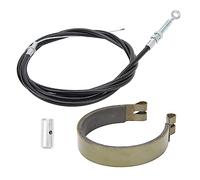 Keenso Kit de Pasadores de Banda de Freno Trasera con Tambor de 4in y | Ajuste para Manco Oregon Yerf-Dog Kartco Road Boss, Construcción de PVC y Metal, Resistente Al Desgaste, para Go Kart ATV