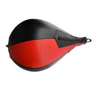 Keenso Kit de Pelota de Velocidad de Boxeo Pelota de Boxeo de Cuero PU de 18 Cm con Bomba y Mosquetones Rebote Preciso Costuras Reforzadas Diseño Liviano para Entrenamiento de MMA Muay Thai (Negro y