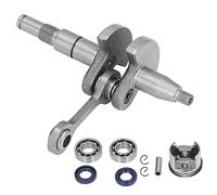 Keenso Kit de Pistón del Cigüeñal del Curso para MS170 017 37 Mm de Motosierra, Diseño Deslizante, Instalación Simple