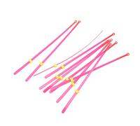 Keenso Kit de Reparación de Puntas de Caña de Pescar en Hielo ABS Mini Caña de Pescar Superior 10 Piezas Puntas de Repuesto Resistentes Al Desgaste para sin Punta Accesorio de Pesca Portátil para