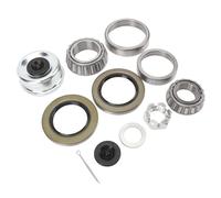 Keenso Kit de Rodamientos para Ejes de Remolque de Barcos, Kit de Repuesto de Rodamientos de Rueda de Cubo con Exteriores Interiores, Sellos de Grasa para Carreras, para