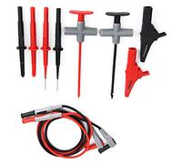 Keenso Kit de Sonda de Prueba Multímetro de Vida Larga con Clamp/Holder de Prueba CAT III/1000V y Medición de Seguridad del Gancho de de Punción para Entusiastas