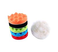Keenso Kit Pulidor de Coche para Taladro, 7 Piezas, 4 Pulgadas, Discos de