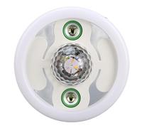 Keenso - Lámpara musical inalámbrica de alta calidad 48 W E27 RGB con cambio de color con dos altavoces - Convierte tu hogar en un pequeño salón de baile para reuniones familiares -