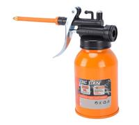 Keenso Lata de Engrasador con Bomba Manual con Lubricación de Alta Presión para Mantenimiento de Automóviles y Reparación de Motocicletas - Botella de Acero de 250 Ml