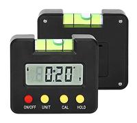 Keenso LCD Screen Digital Nowht -Spirituospiegel -WinkelMetkMesse Medidor con Función de Tresinon, Alta Precisión de Medición, Precisión de Medición de 0.3 ° para Especialistas en Talleres, Negro,