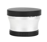 Keenso Lente de Aumento de Cámara, Lente Adicional 2X de 40,5 Mm, de Alta Definición para una Mejor Observación a Distancia, Ideal para Fotografía de Retratos, Material de Aleación de Aluminio Negro