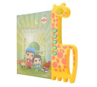 Keenso Libro de Lectura de Puntos árabes en Inglés, Libro de Sonido Bilingüe Interactivo con Pluma, para Educación Temprana, Dispositivo Audible de Aprendizaje de Idiomas para Niños, Páginas