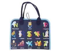 Keenso Libro de Tablero Ocupado, Tablero Sensorial de Actividad de Fieltro para Niños Pequeños con Desarrollo de Habilidades Motoras Finas y Herramienta de Aprendizaje Interactiva