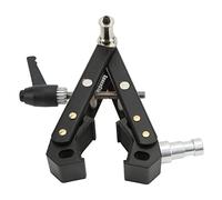 Keenso Light Super Clamp Soporte Adaptador de Luz de Video para Estudio de Fotografía, Abrazadera Multifuncional Portátil para Tuberías de Agua o Estantes, Aleación de Aluminio, Equipo de Fotografía