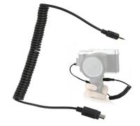 Keenso Línea de Conexión del Disparador del Flash del Obturador de la Cámara Duradera para D5200 D5100 D5300 D5000 D90, Reduce el Movimiento de la Cámara para Uso Remoto, Longitud Extendida de 1,5