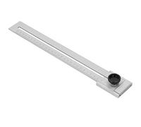 Keenso Línea de Gritos de Precisión para Procesamiento de Madera Línea Deslizante Lineal Lurer Lineal Carbono Acero Herramienta de Medición (300 mm)