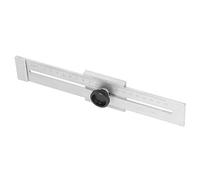 Keenso Línea de Gritos de Precisión para Procesamiento de Madera Línea Deslizante Lineal Lurer Lineal Carbono Acero Herramienta de Medición (200mm)