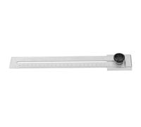 Keenso Línea de Gritos de Precisión para Procesamiento de Madera Línea Deslizante Lineal Lurer Lineal Carbono Acero Herramienta de Medición (250 mm)
