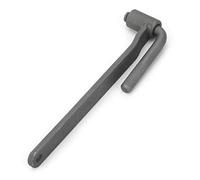 Keenso Llave Cuadrada de con Cabezal de Transmisión Cuadrada y Cebada Hexadecimal, Diseño de Transmisión Mecánica, Ideal para Mantener Automóviles y Uso Doméstico de 140 Mm/5.5 Pulgadas (Hexagonal