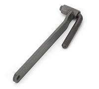 Keenso Llave Cuadrada de con Cabezal de Transmisión Cuadrada y Cebada Hexadecimal, Diseño de Transmisión Mecánica, Ideal para Mantener Automóviles y Uso Doméstico de 140 Mm/5.5 Pulgadas (9 mm