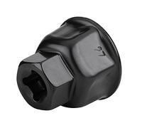 Keenso Llave de Filtro de Aceite, 27mm Herramienta Removedor de la Llave de Filtro De Aceite Socket Carcasa Herramienta de Corte Llave Herramienta de Eliminación de la Manga Negro