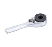Keenso Llave de Trinquete Hexagonal Reversible, Diseño Compacto de 1/4 de Pulgada para Mantenimiento de Bicicletas y Automóviles, Material Duradero