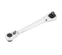Llave de trinquete Mini Profesional de 1/4 ", Herramienta de Llave de trinquete de 72 Dientes, Llave Allen Zócalo de Bloqueo de manija Hexagonal(130mm)