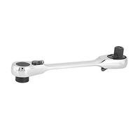 Keenso Llave de trinquete mini profesional de 1/4 ", herramienta de llave de trinquete de 72 dientes, llave Allen Zócalo de bloqueo de manija hexagonal(107mm)