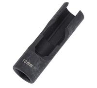 Keenso Llave para Tuercas de Línea de, Accionamiento de 1/2 pulg., Acero Al Cromo Vanadio, Extracción Eficiente para Sujetadores en Líneas de Inyectores, Tubos Doblados, Sensores EGT (16mm)