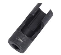 Keenso Llave para Tuercas de Línea de, Accionamiento de 1/2 pulg., Acero Al Cromo Vanadio, Extracción Eficiente para Sujetadores en Líneas de Inyectores, Tubos Doblados, Sensores EGT (22MM)