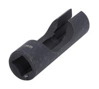 Keenso Llave para Tuercas de Línea de, Accionamiento de 1/2 pulg., Acero Al Cromo Vanadio, Extracción Eficiente para Sujetadores en Líneas de Inyectores, Tubos Doblados, Sensores EGT (11mm)