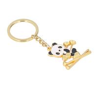 Keenso Llavero con Temática de esquí, Llavero de Aleación de Metal, para Esquiadores, Recuerdos Navideños, Accesorio de Deportes de Invierno a Prueba de Herrumbre para Mochilas, Etiquetas de