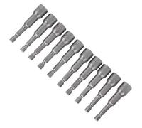 Keenso Long Life Life de 10 Mm Hex Socket Juego con Magnetismo para la Industria de Reparación de Automóviles Chrome Vanadium Steel