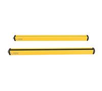 Keenso Luces de Seguridad de la Cortina de Luz de Respuesta Rápida para la Forja de Máquinas Herramientas y Robótica Material de Aleación de Aluminio 17.1 Pulgadas Tamaño (12 Beam (BEM1240-30NB))