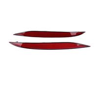 Keenso Luces para Automóvil, Reemplazo del Reflector del Parachoques Trasero para el Modelo X 2016 2023 1034342 Luz Izquierda Tira de Advertencia Reflectante del Parachoques Trasero Rojo